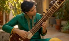 Rajib Karmakar sitarrajib What Is Meend on Sitar: A Complete Technique Guide 3 Hands performing meend technique on sitar strings