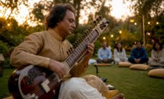 Rajib Karmakar sitarrajib How Sitar Fits Festival Programming: A 2026 Guide 1 Sitar player performing on stage with tabla
