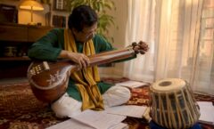 Rajib Karmakar sitarrajib The Role of Microtones in Indian Music: A Performer's Guide 7 Indian classical singer tuning tanpura during practice