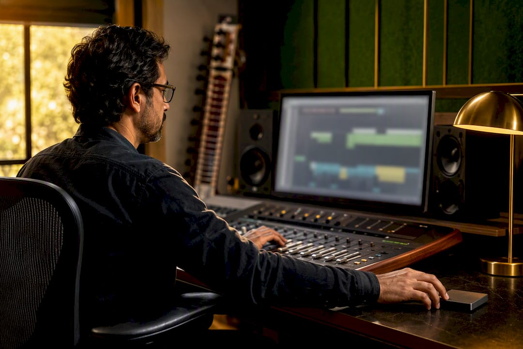 Rajib Karmakar sitarrajib Recording Deliverables for Engineers: Standards and Sitar Essentials 1 Engineer verifying recording deliverables in studio