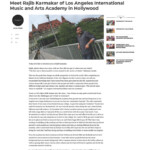 Rajib Karmakar sitarrajib Press 31 Rajib Karmakar Interview in Voyage LA in California